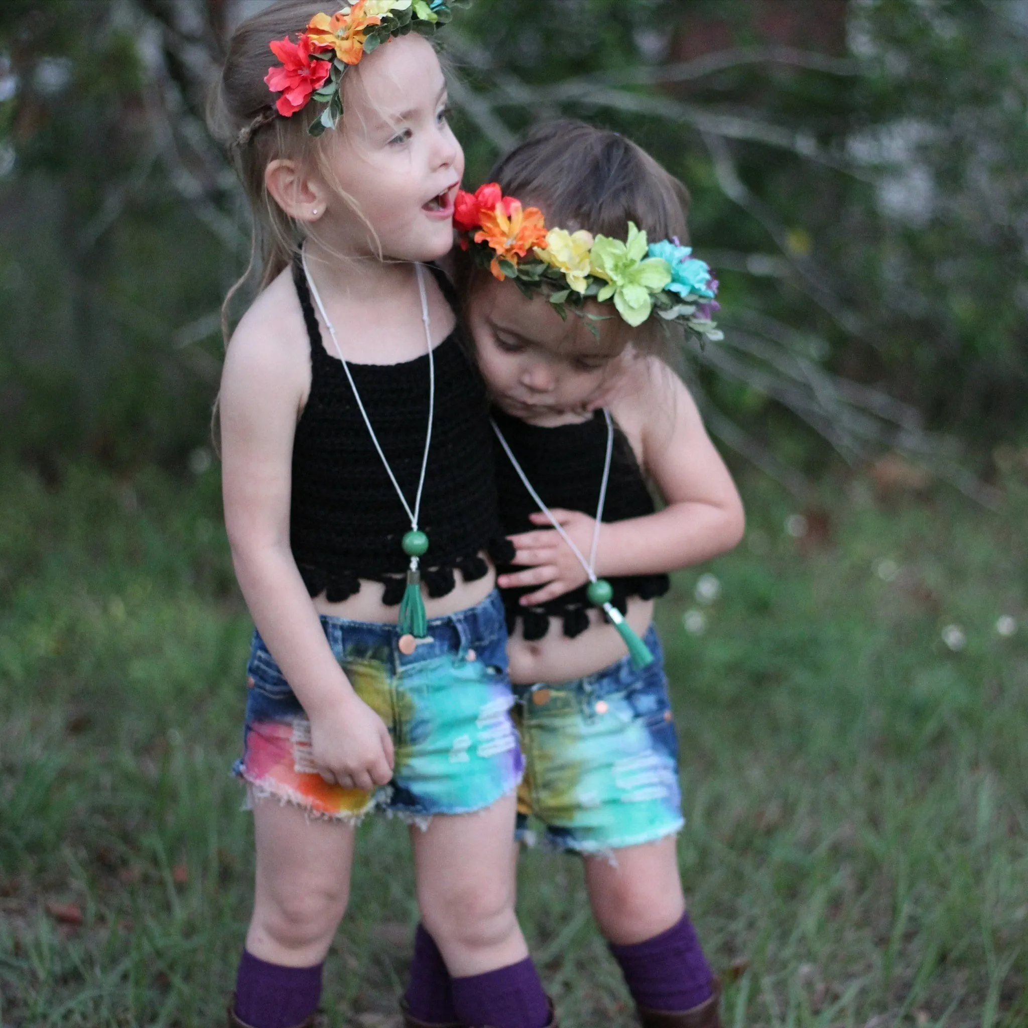 Pom Pom Halter Top
