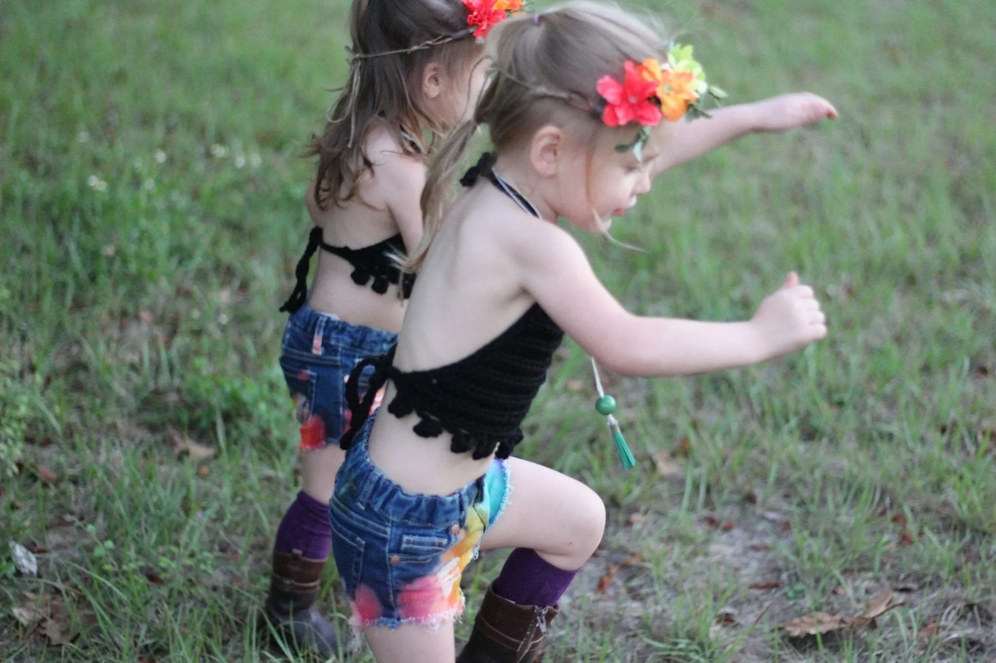 Pom Pom Halter Top