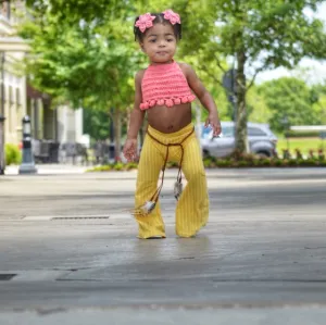 Pom Pom Halter Top