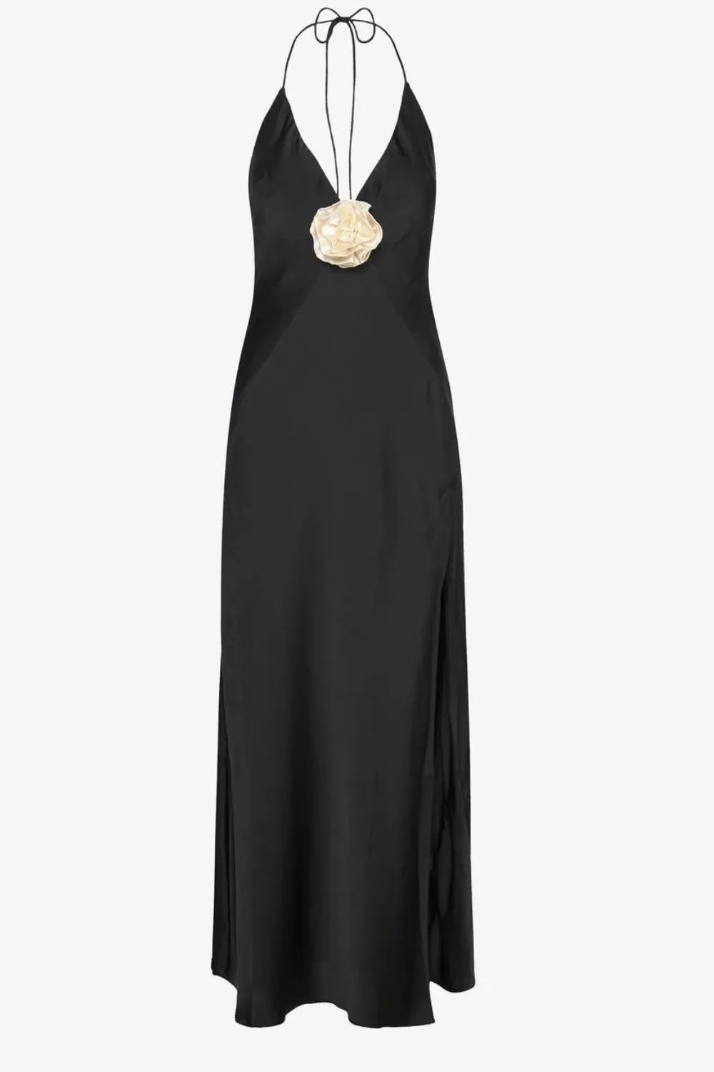 Poppy - Long Dress with Plunging Neckline