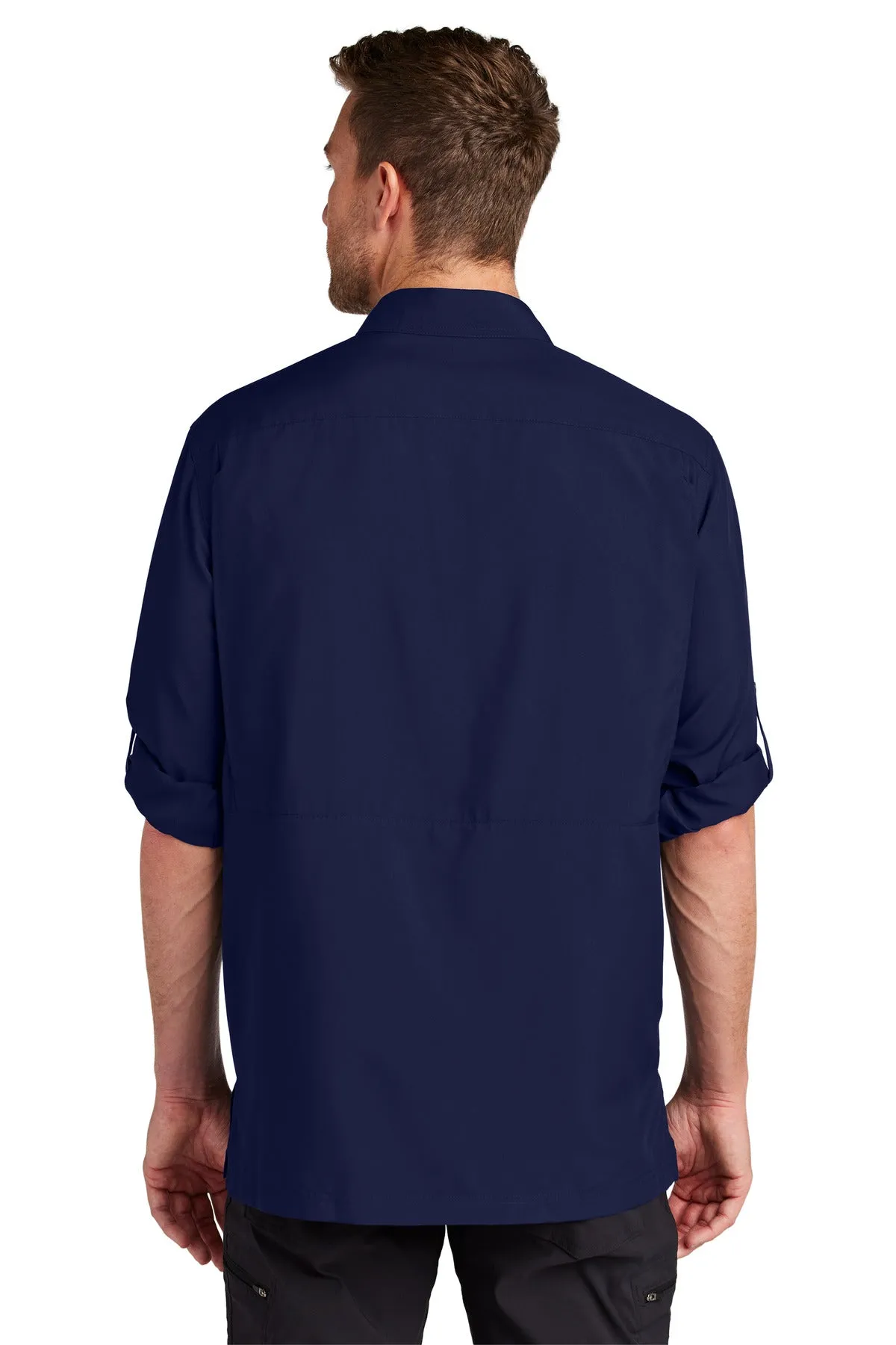 Port Authority Long Sleeve UV Daybreak Shirt W960 True Navy