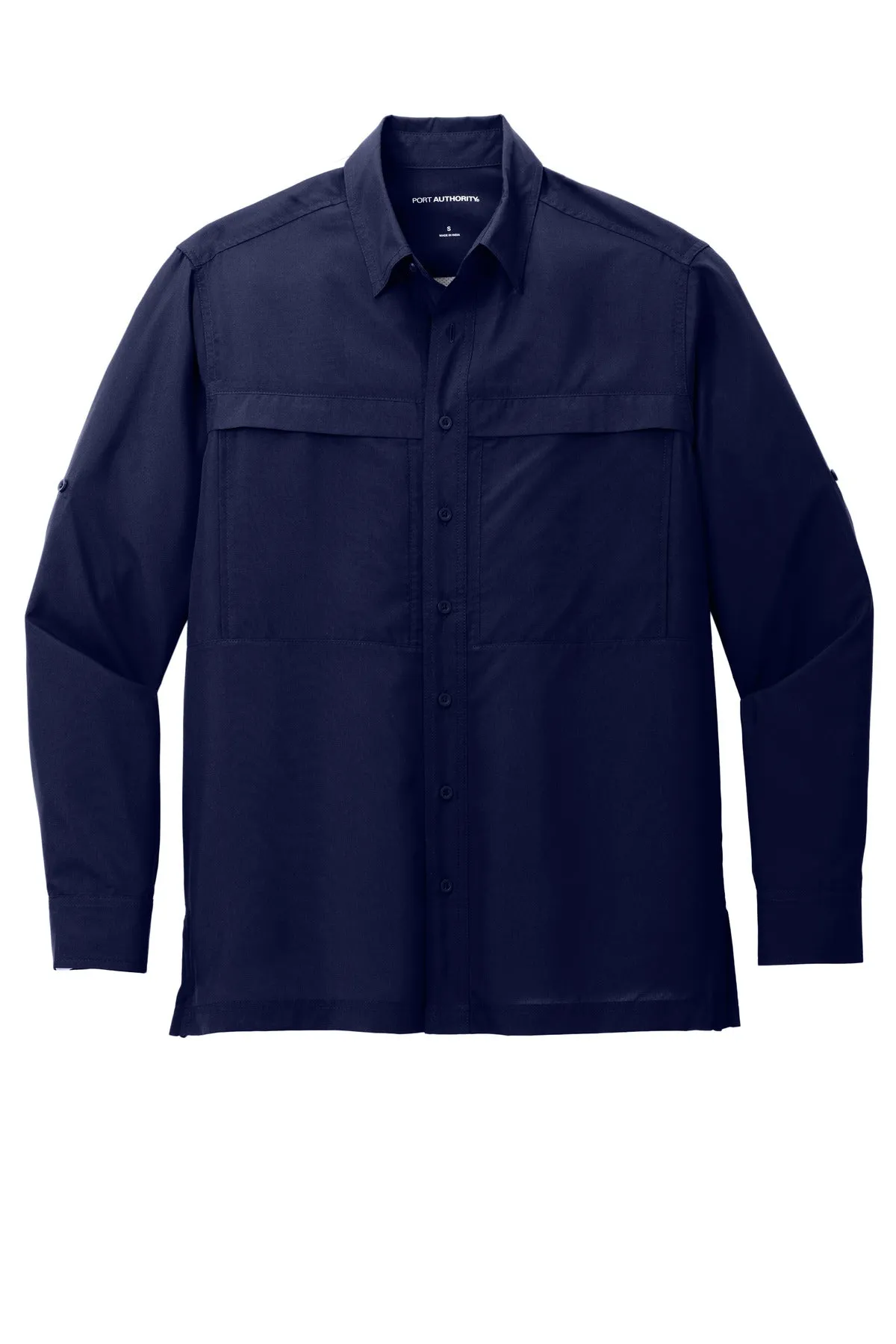 Port Authority Long Sleeve UV Daybreak Shirt W960 True Navy
