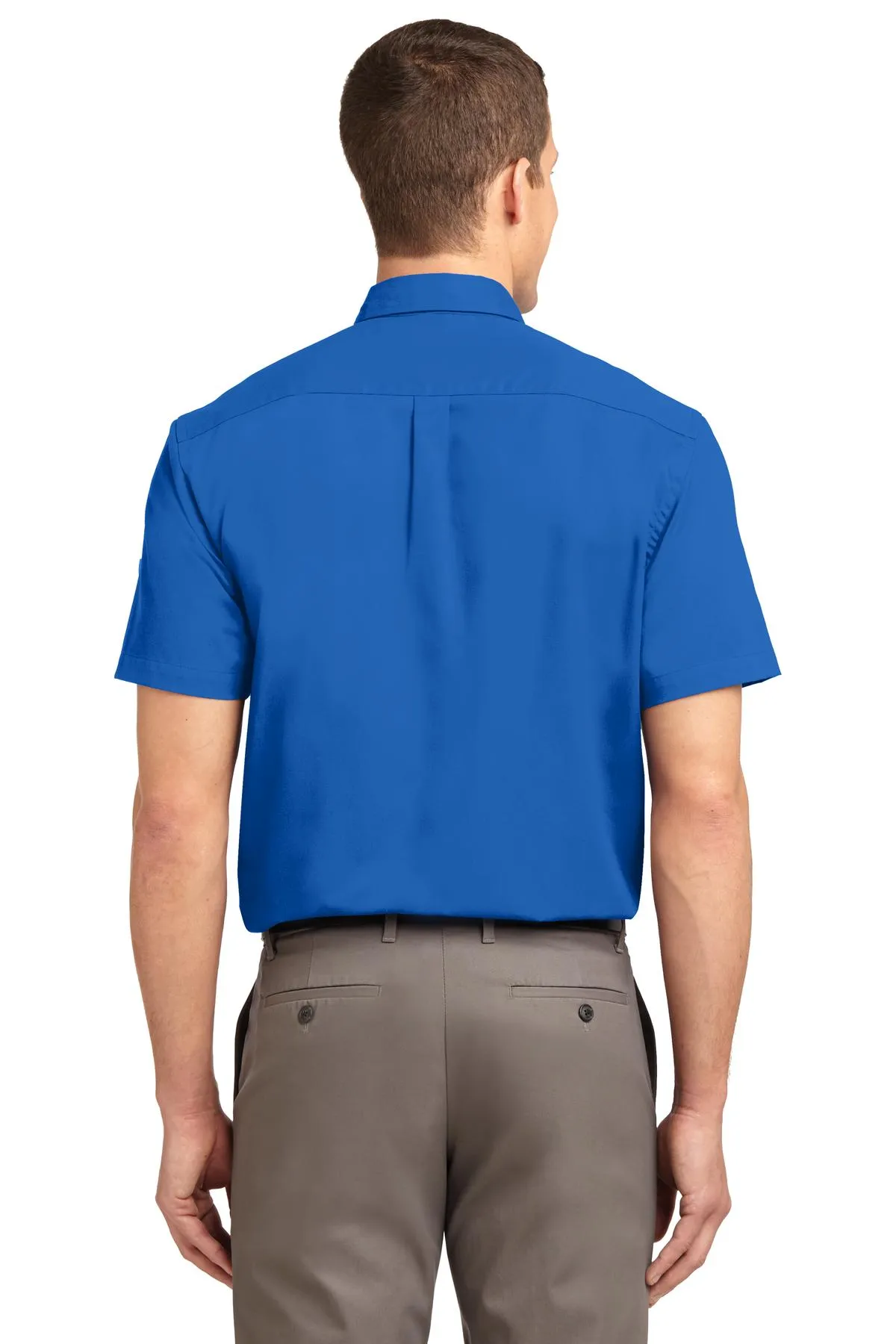 Port Authority Short Sleeve Easy Care Shirt.  S508 Strong Blue
