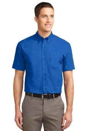 Port Authority Short Sleeve Easy Care Shirt.  S508 Strong Blue