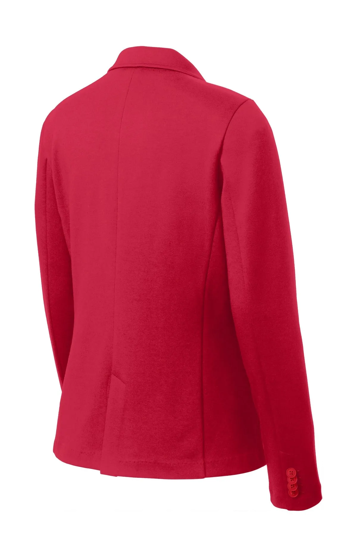 Port Authority Women's Knit Blazer. LM2000 Rich Red