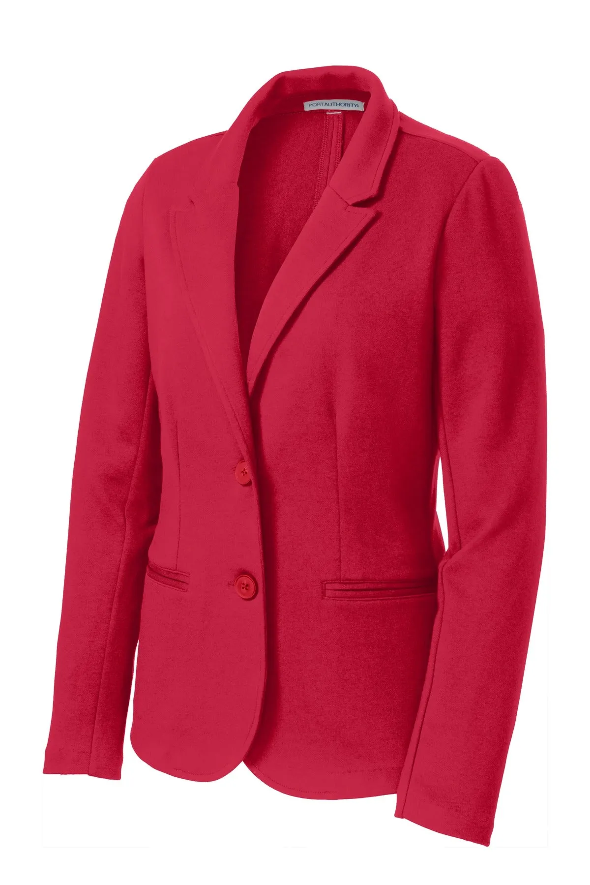 Port Authority Women's Knit Blazer. LM2000 Rich Red