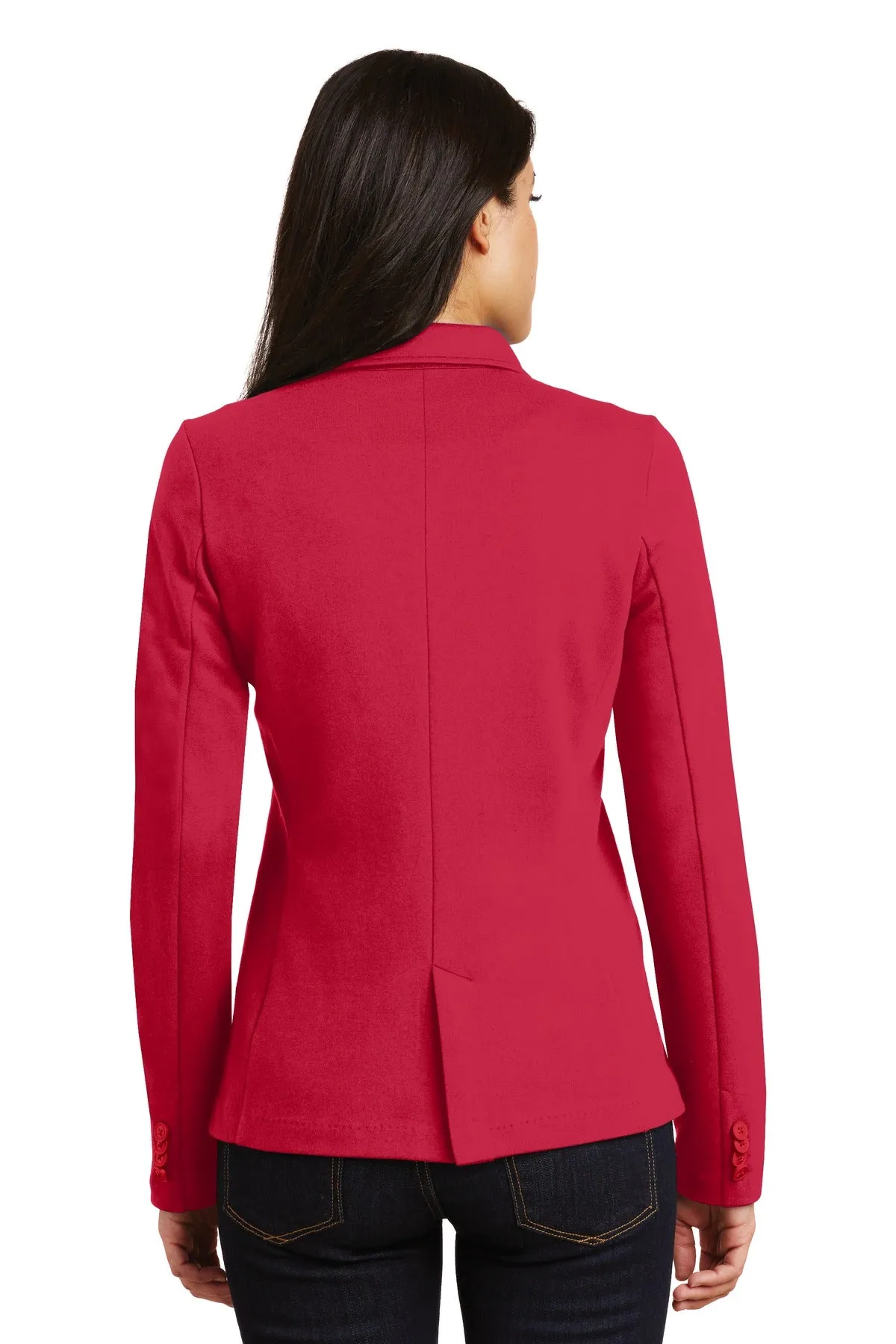 Port Authority Women's Knit Blazer. LM2000 Rich Red