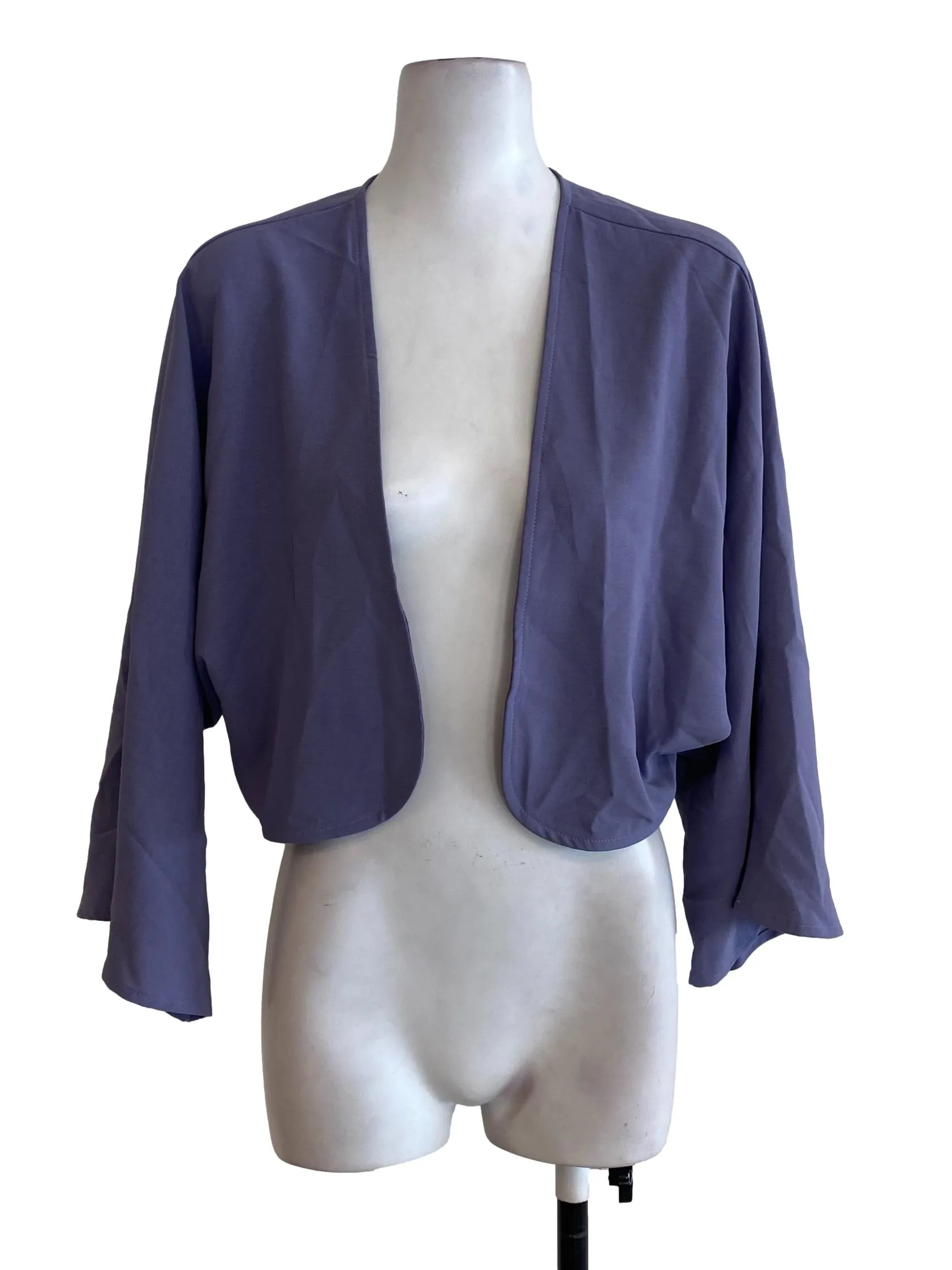 Purple Plain Cardigan