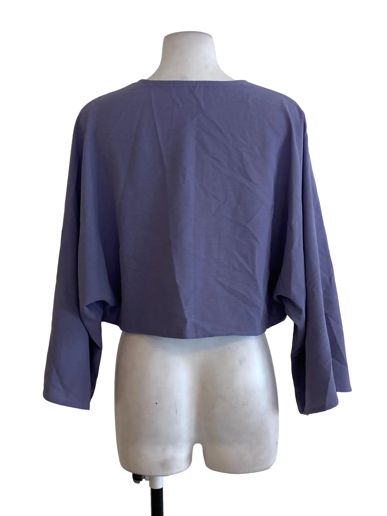 Purple Plain Cardigan