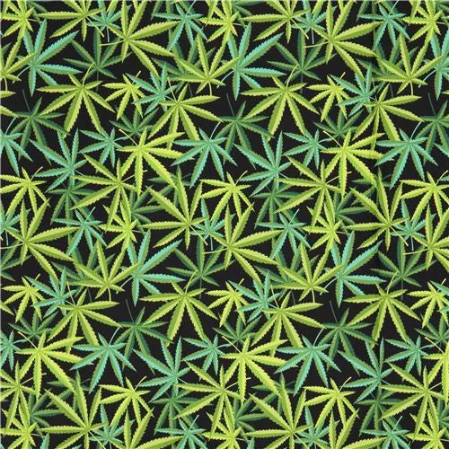 "Cannabis Leaf" Long Kimono