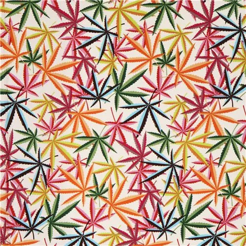 "Cannabis Leaf" Long Kimono