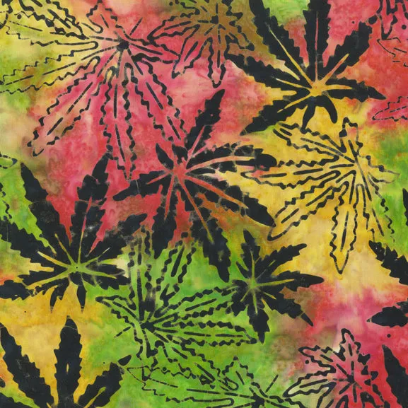 "Cannabis Leaf" Long Kimono