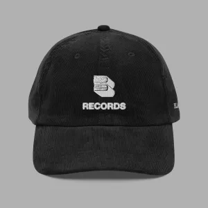"VINTAGE STYLE" RECORDS BOOK CORDUROY DAD HAT