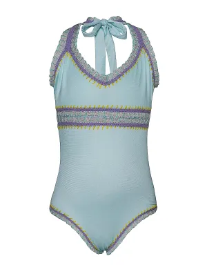 Rainbow Embroidered One-Piece