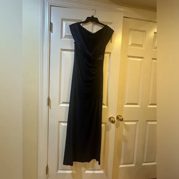 Ralph Lauren Navy Evening Gown. Size 12. Worn once!