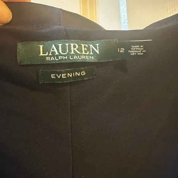Ralph Lauren Navy Evening Gown. Size 12. Worn once!