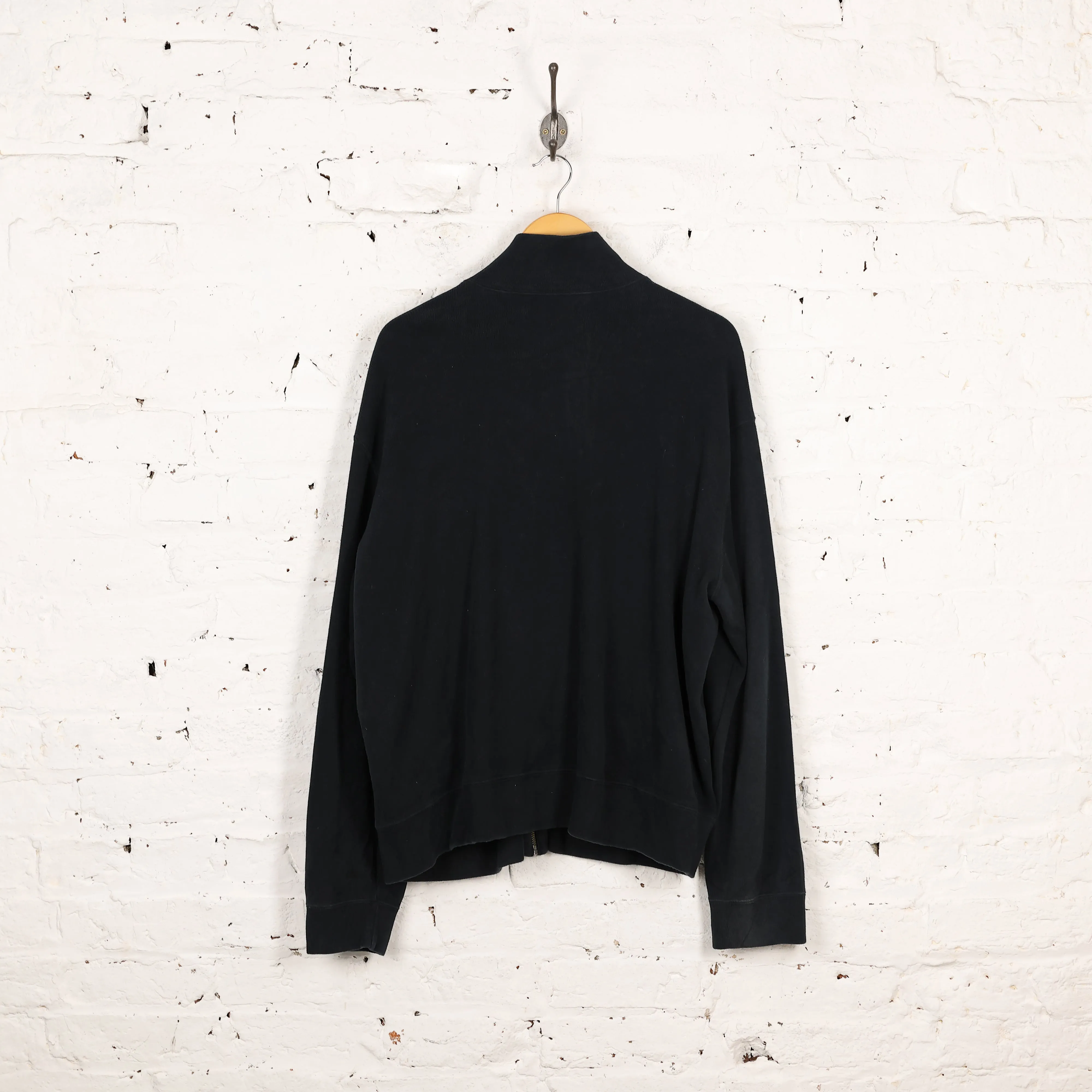 Ralph Lauren Zip Up Sweat Jacket - Black - XL