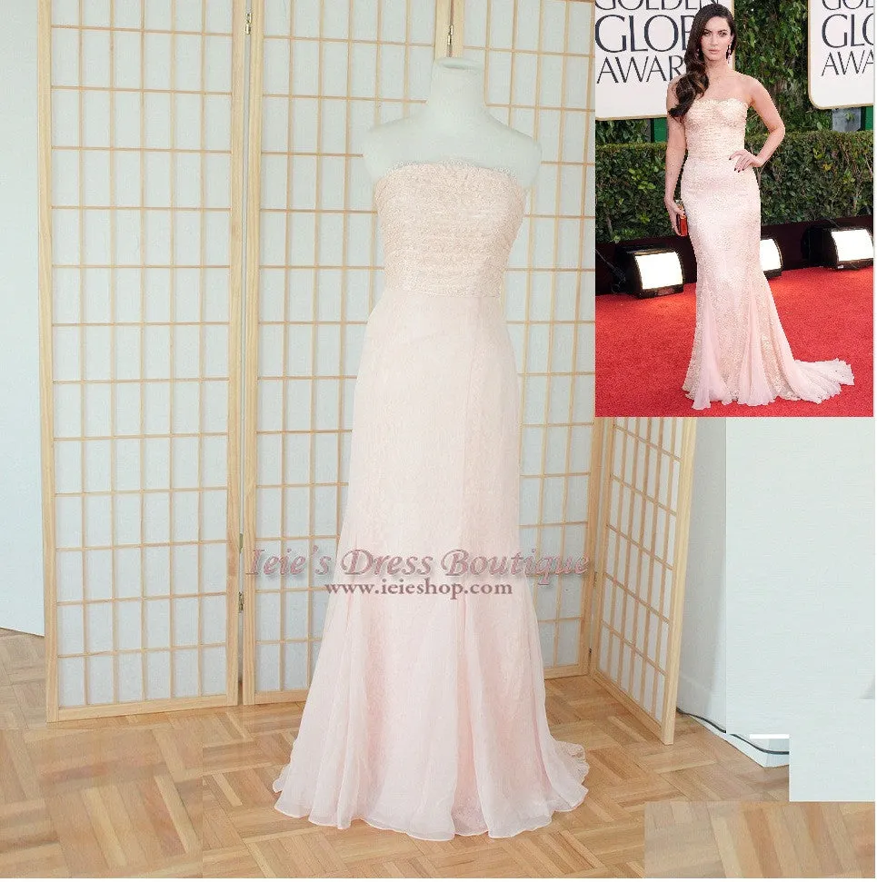 Ready to Wear Blush Pink Strapless Formal Prom Evening Dress | NS2007