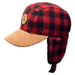 Red Plaid Winter Ball Hat