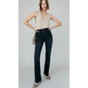 Reformation Peyton Zip Ultra High Rise Bootcut Jeans Sz. 25