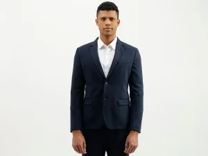 Regular Fit Lapel Collar Solid Blazer