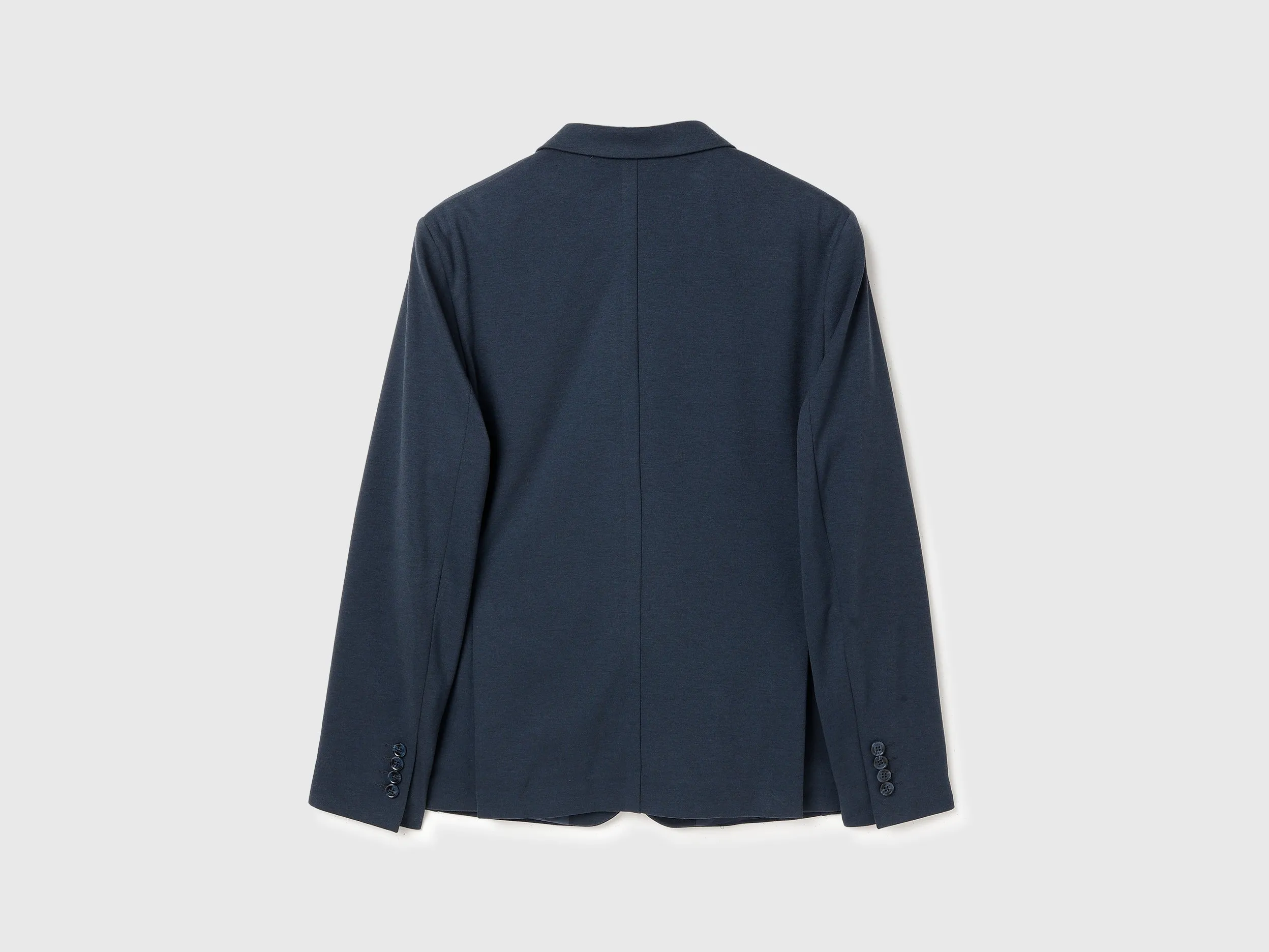 Regular Fit Lapel Collar Solid Blazer