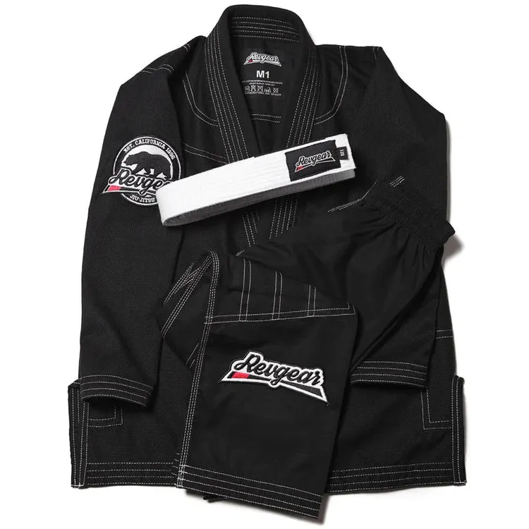 REVGEAR-ZUMA KIDS BRAZILIAN JIU JITSU GI (WHITE)