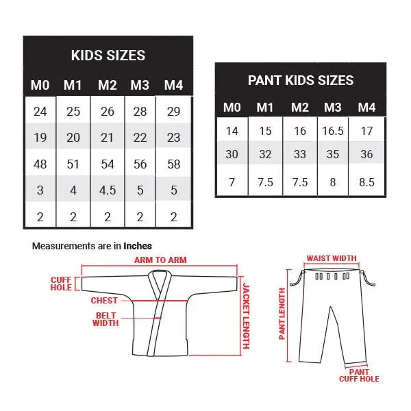 REVGEAR-ZUMA KIDS BRAZILIAN JIU JITSU GI (WHITE)