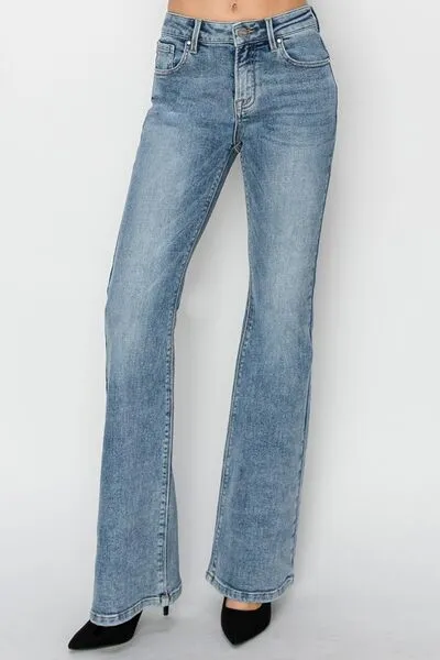 RISEN Full Size Mid Rise Bootcut Jeans ONLINE EXCLUSIVE