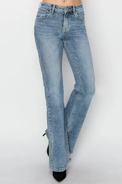RISEN Full Size Mid Rise Bootcut Jeans ONLINE EXCLUSIVE
