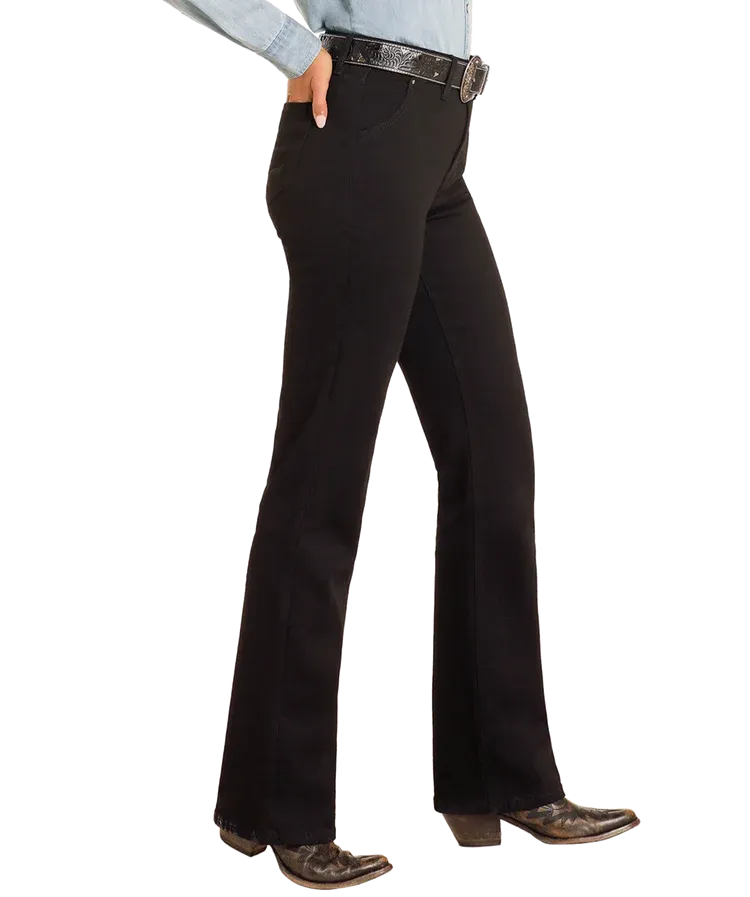 Rock & Roll Black High Rise Bootcut BW4HD04767