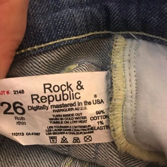Rock &amp; Republic jeans 26