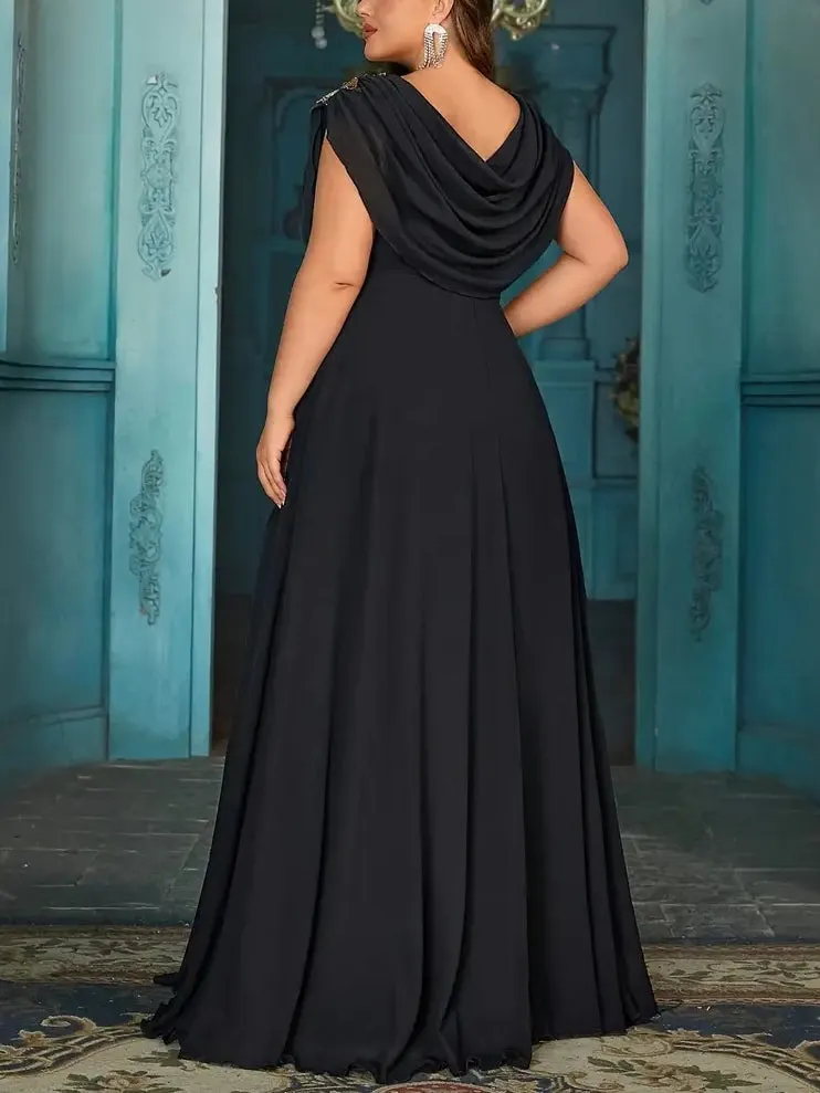 Ronnie Plus Size Evening Gown