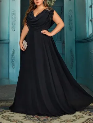 Ronnie Plus Size Evening Gown