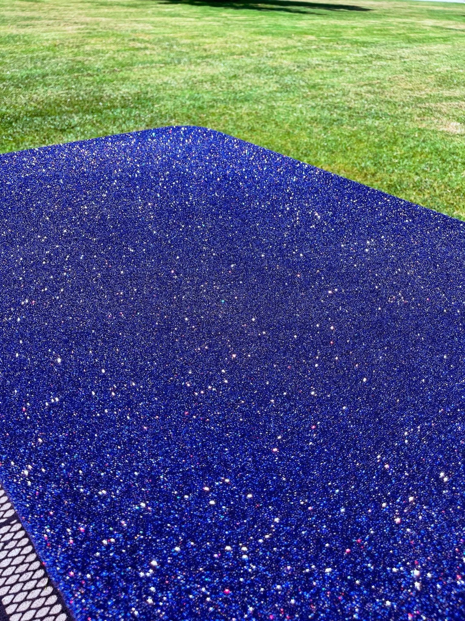 Royal Blue 4 Way Stretch Lurex Knit Fabric, Shimmery Dance Wear Fabric, Blue Glittery Nylon Spandex By Yard, Premium Quality Material