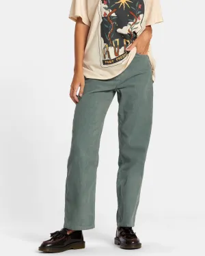 RVCA Womens Heritage Corduroy Wide Leg Pants
