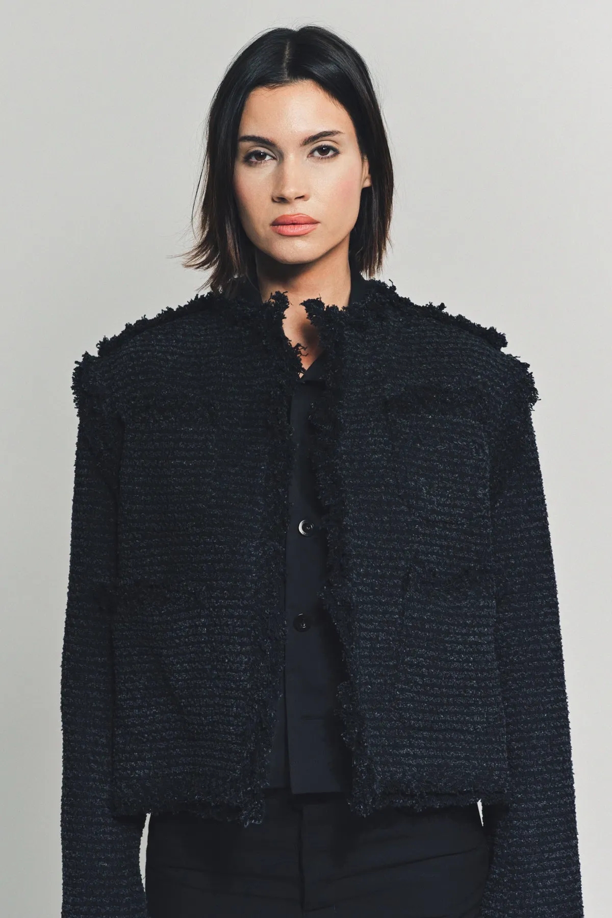 SACAI | PUNCHING DENIM JACKET