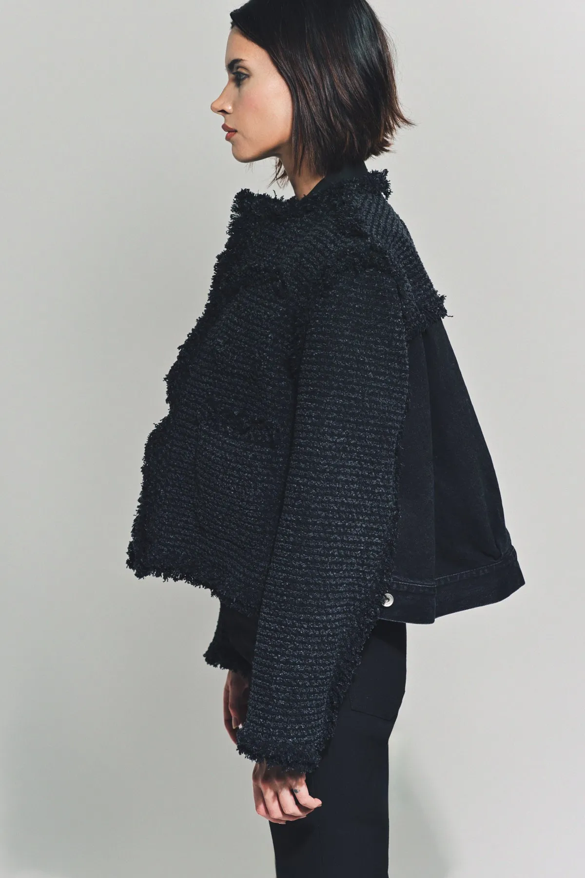 SACAI | PUNCHING DENIM JACKET