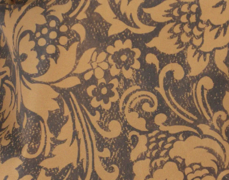Salon Client Robe In Fleur De Lys Print