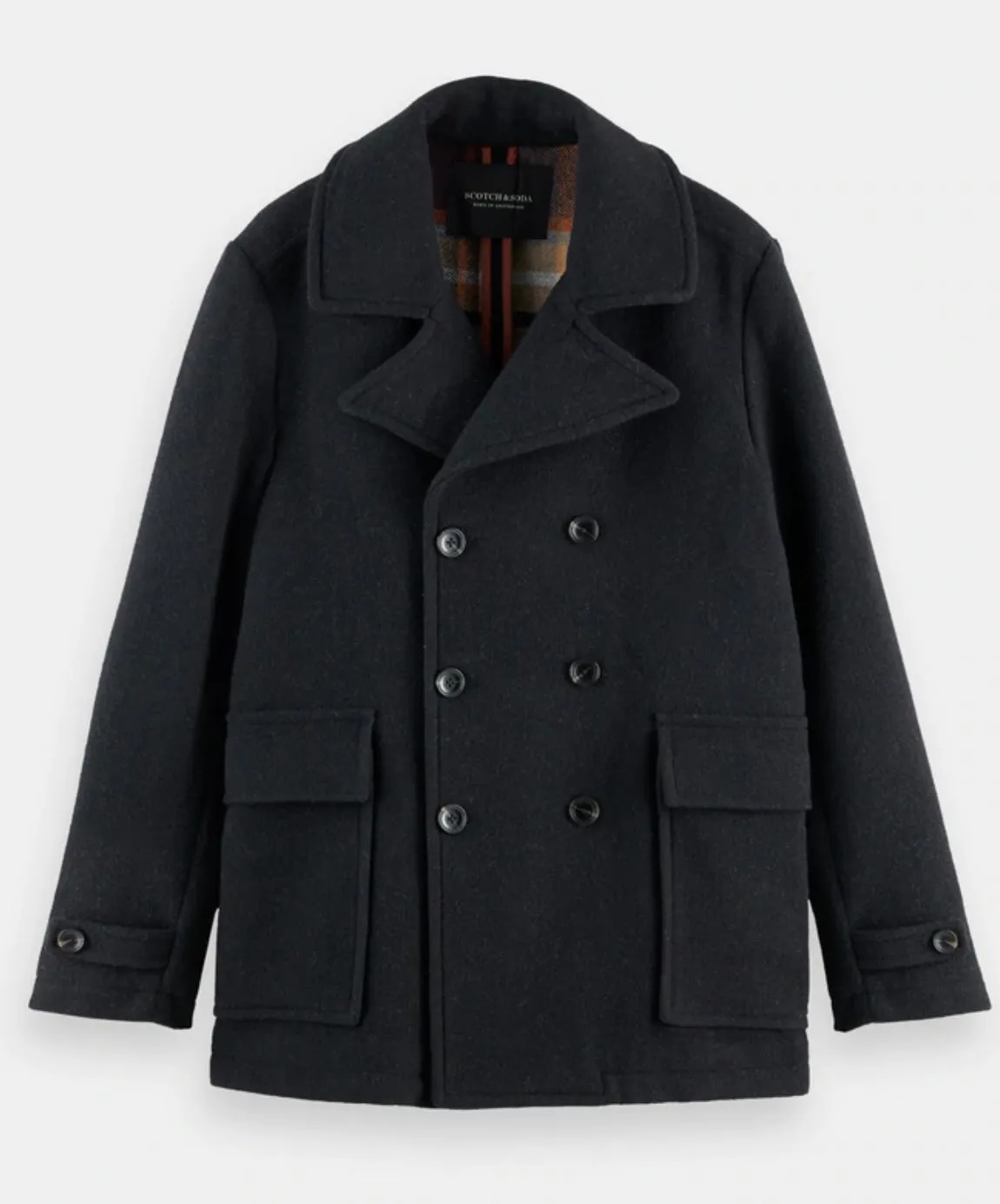 SAS BONDED WOOL BLEND CABAN