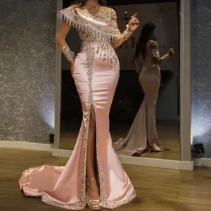 Satin Evening Dress