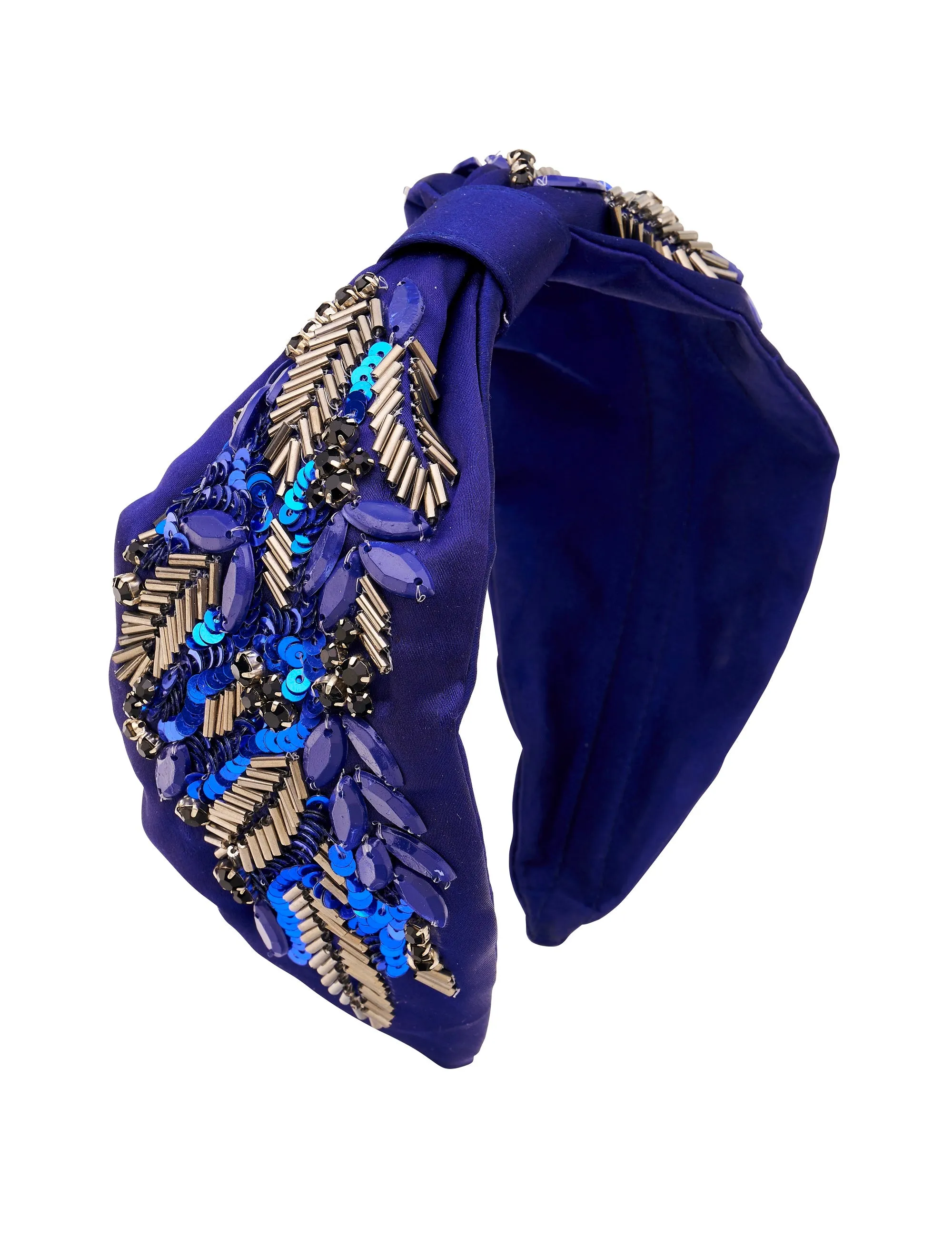 SATIN FEATHER SOFT FORM HEADBAND