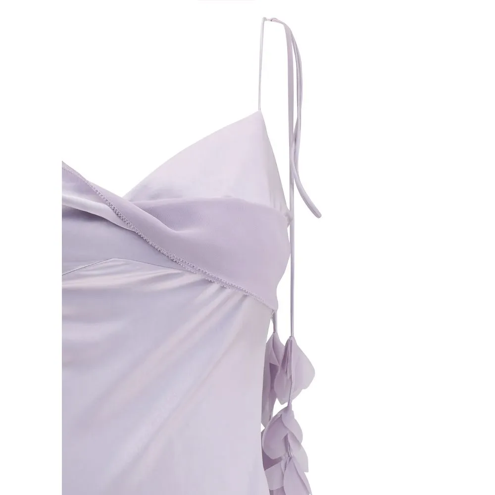 Satin long Dress