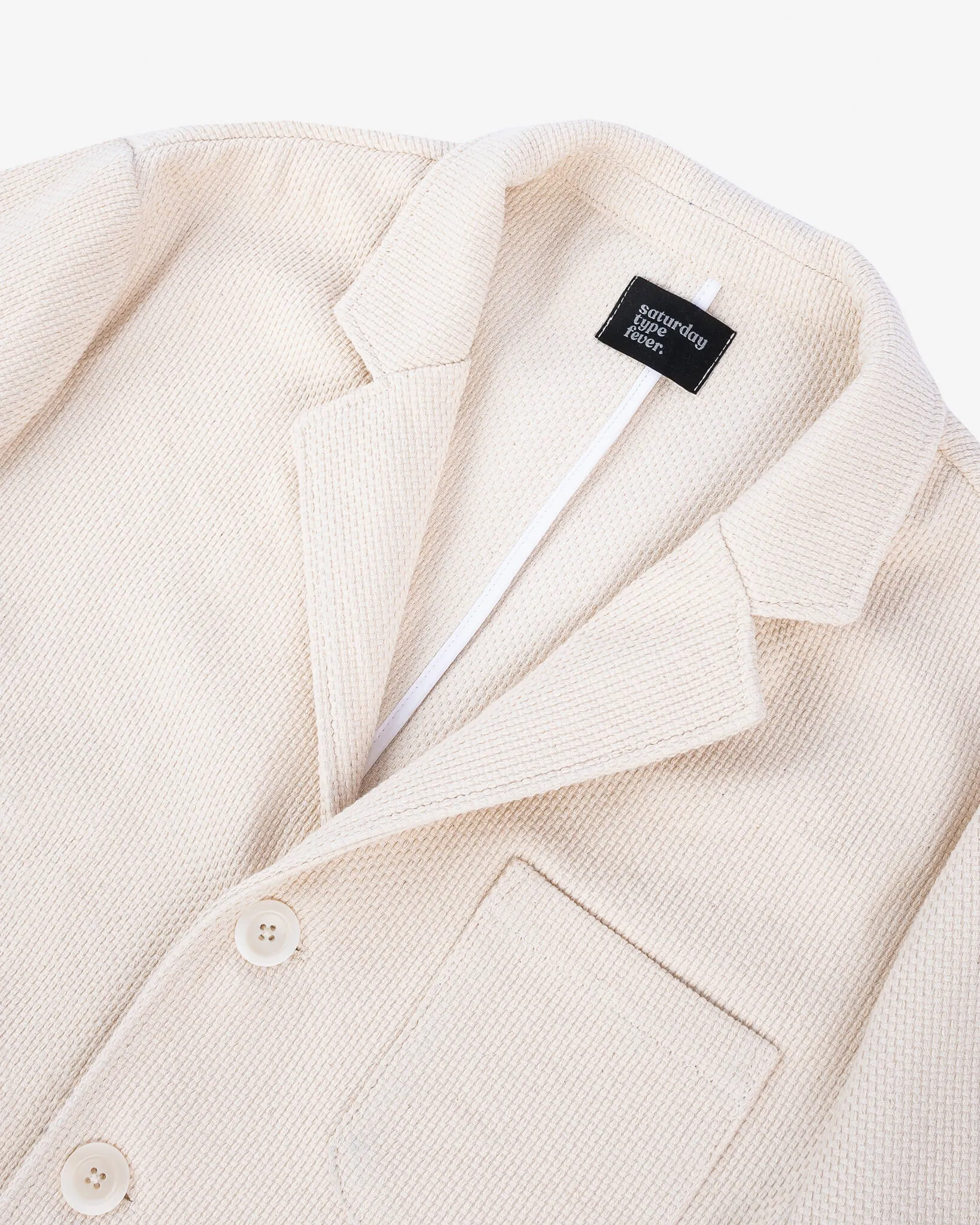 SaturdayTypeFever - Sashiko Blazer - Kibata