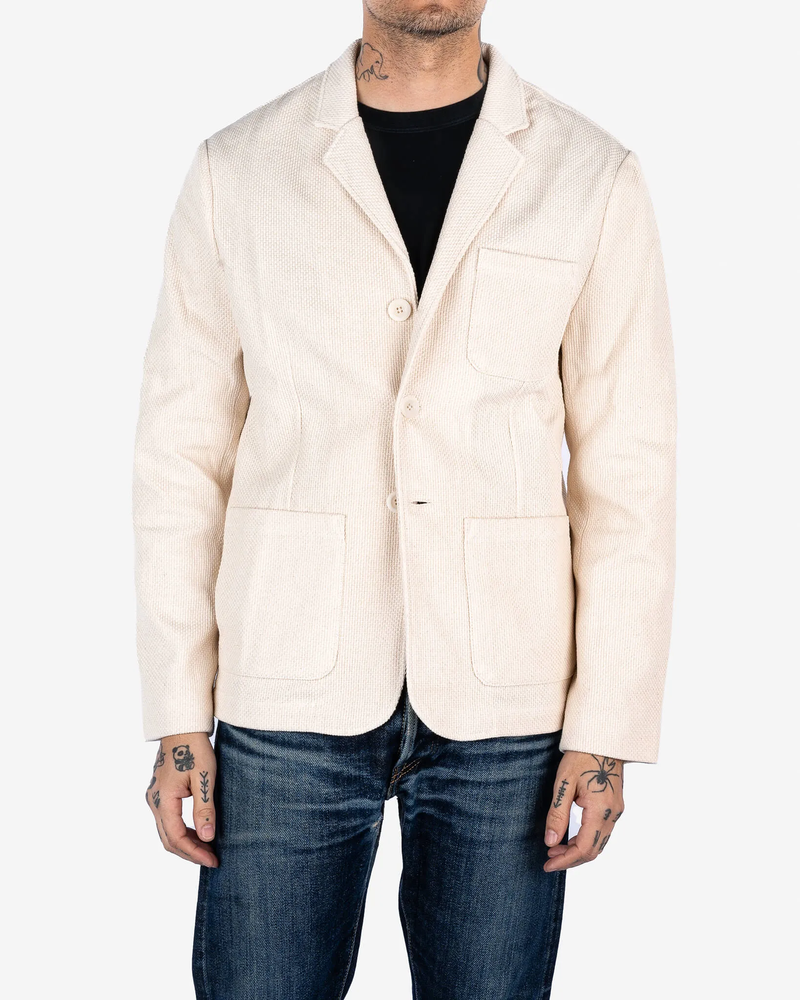 SaturdayTypeFever - Sashiko Blazer - Kibata