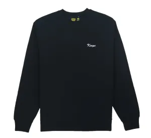 SCRIPT EMBROIDERED HEAVYWEIGHT CREWNECK SWEATER