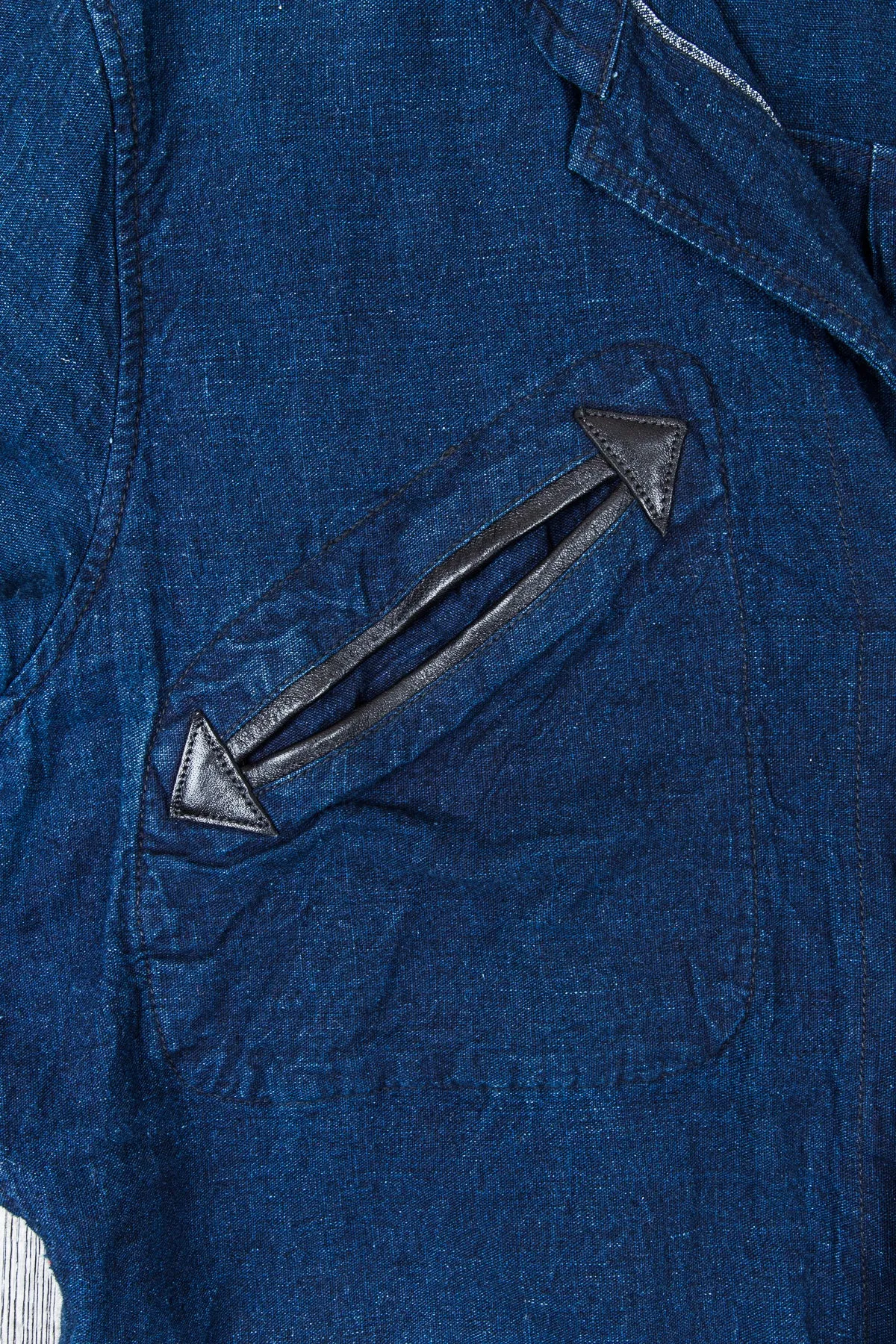 Second Hand Mister Freedom Chaparral Blouse Indigo Canvas Size 40