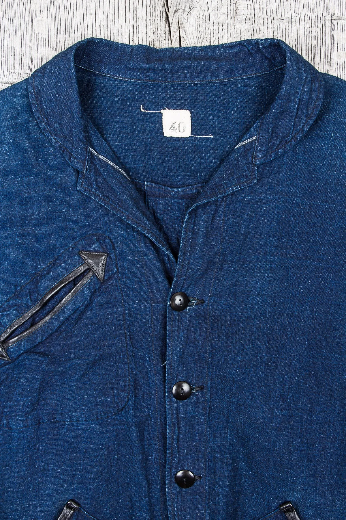 Second Hand Mister Freedom Chaparral Blouse Indigo Canvas Size 40