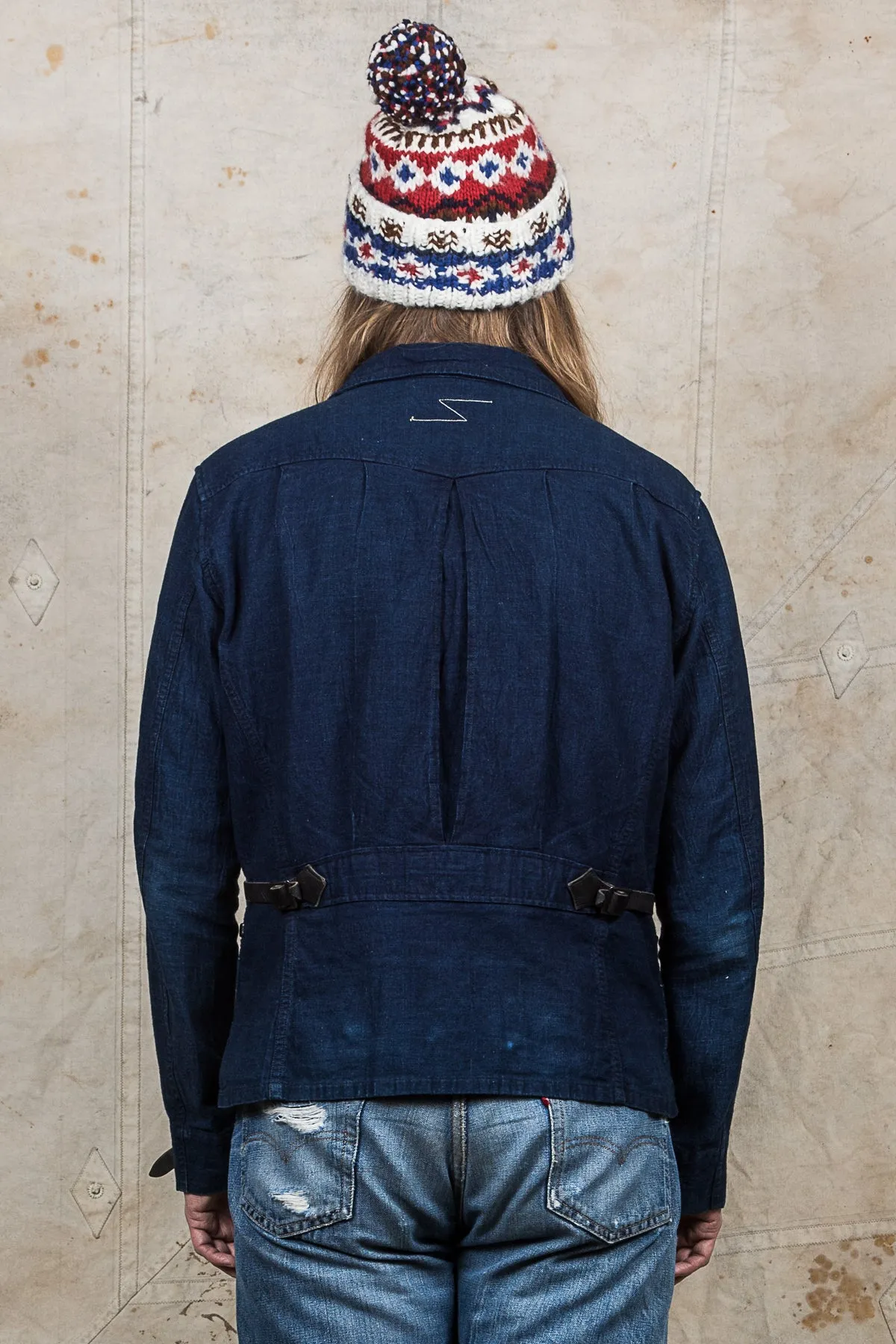 Second Hand Mister Freedom Chaparral Blouse Indigo Canvas Size 40