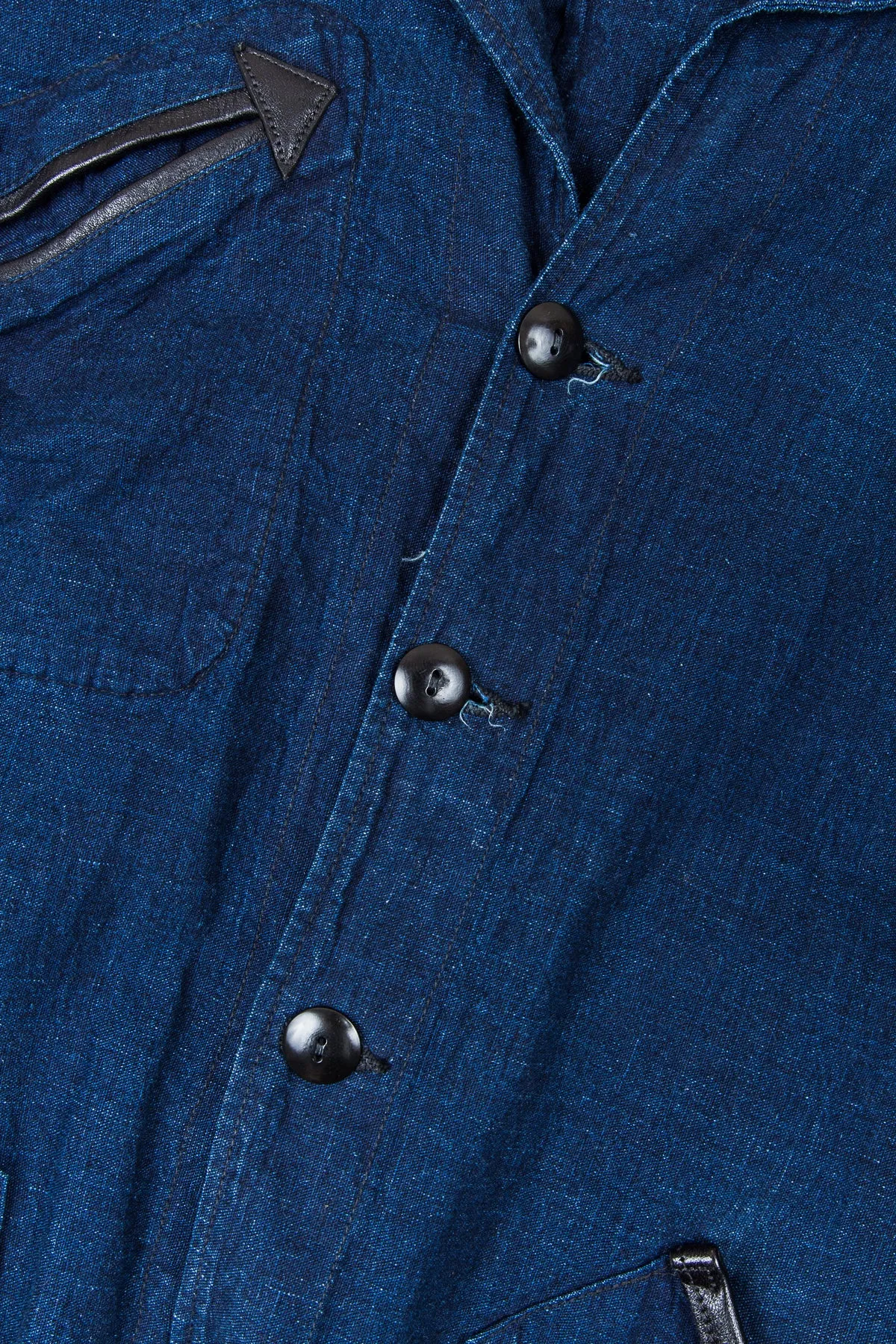 Second Hand Mister Freedom Chaparral Blouse Indigo Canvas Size 40